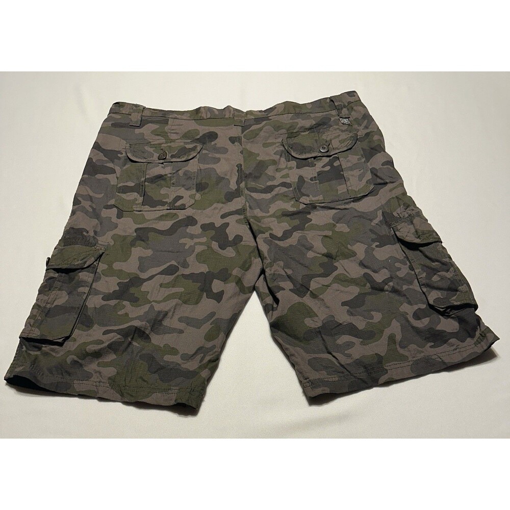 South Pole Cargo Shorts Pockets Camo Camouflage Casual SouthPole Mens Size 40 - Picture 3 of 10